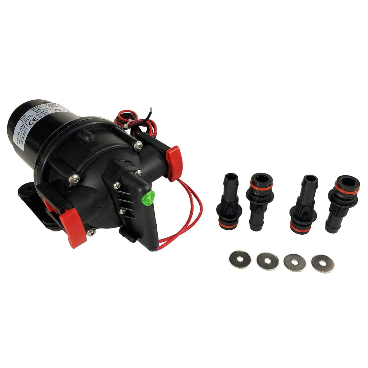 Johnson Pump Aqua Jet WPS 2.9 GPM 12V Water Pressure Pump, 2.8 Bar, NPT Ports