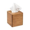 Whitecap Premium Grade Teak Tissue Box Holder, 5-1/4 Inch Solid Teak Wood