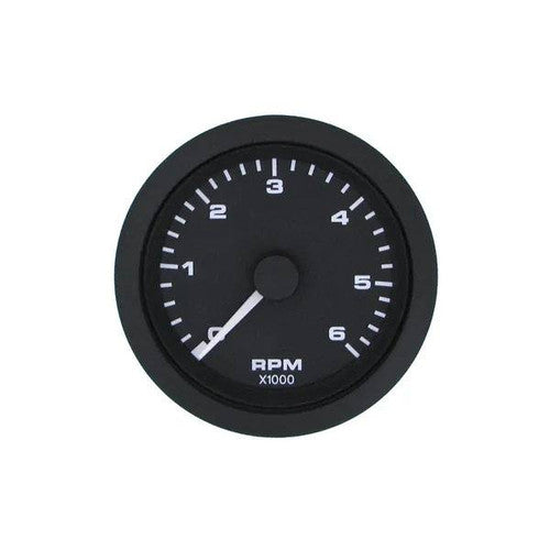 Sierra 62724P Tach, Black Premier Pro 3 Inch, 0-6000 RPM Marine Tachometer