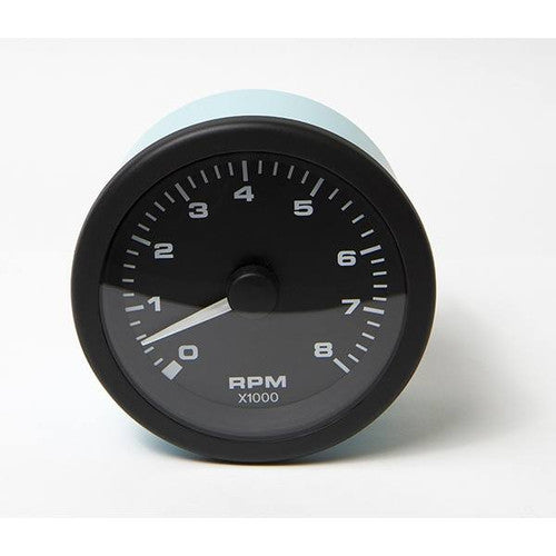 Sierra Premier Pro 62725P Tachometer, 0-8000 RPM, Black 3 Inch Gauge for Outboard and 4-Stroke Gas Engines