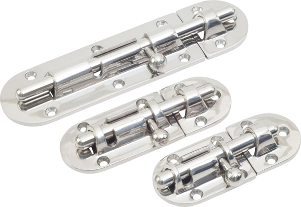 Sea-Dog Heavy Duty Barrel Bolt 221243-1, 3-3/4 Inch, 316 Stainless Steel