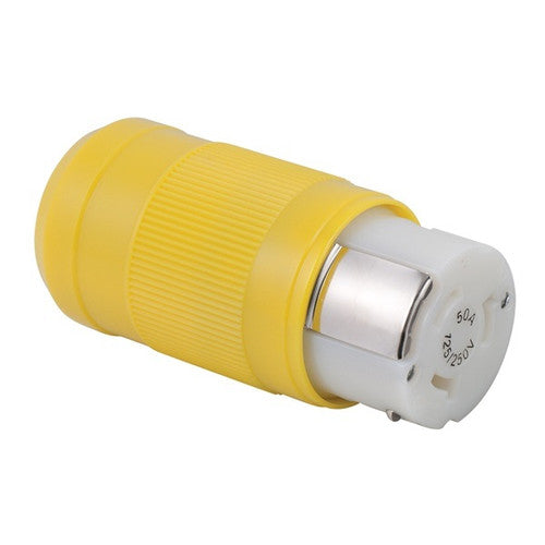 Marinco 6364CRN 50A 125/250V Locking Shore Power Connector, 3-Pole 4-Wire