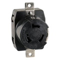 Marinco 6369CR 50-Amp 125/250-Volt 3-Pole 4-Wire Dockside Receptacle, Black