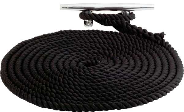 Sea-Dog Twisted Nylon Dock Line, White - Available in 3/8" x 25' to 1/2" x 15'