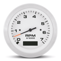 Sierra 65129P Lido 3 Inch Tachometer/Hourmeter, 0-7000 RPM, for 4-Stroke Gas Outboard Engines