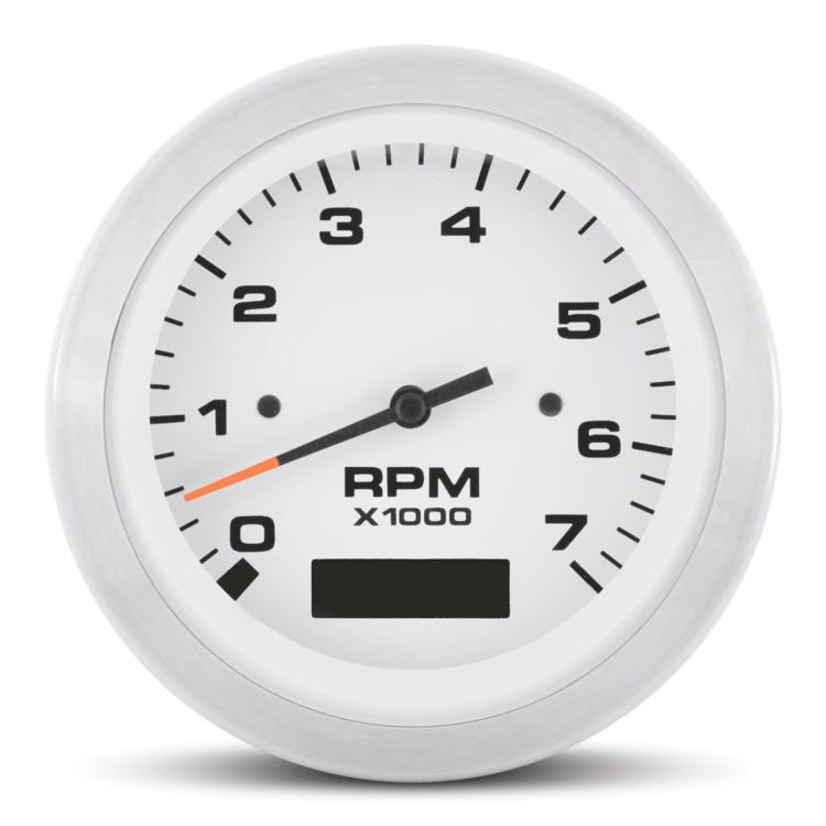 Sierra 65129P Lido 3 Inch Tachometer/Hourmeter, 0-7000 RPM, for 4-Stroke Gas Outboard Engines