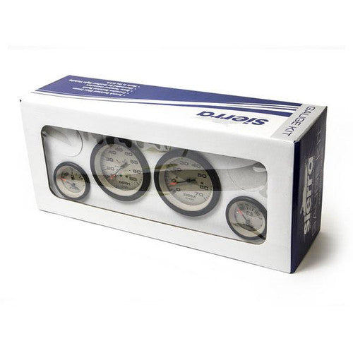 Sierra 65481P Sahara 4-Gauge Set for Outboard Boats - Tachometer, Speedometer, Fuel & Voltmeter