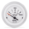 Sierra 65498P Lido Electric Oil Pressure Gauge, 0-100 psi, 2 Inch Dial