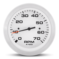 Sierra 65693P Lido Electric Tachometer, 0-7000 RPM, 3 Inch, for Outboard & 4-Stroke Gas Engines