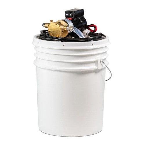 Johnson Pump 65F3B Marine Oil Change Kit with Flexible Impeller Pump, 5.5 GPM, 12 Volt