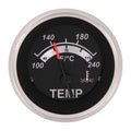 Sierra 67020P Sterling Electric Water Temperature Gauge, 2 Inch, Black