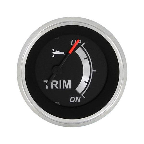 Sierra 67023P Trim Gauge, 2 Inch, Black, for Johnson/Evinrude (All) & Suzuki 4-Stroke 2002 & Up