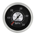 Sierra 67283P Sterling Series 3 Inch Speedometer Kit, 0 to 35 MPH, Black