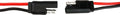 Sea-Dog 426880-1 SAE Polarized 2-Wire Plug and Socket Connector, 20 Amp 12-24V, Black