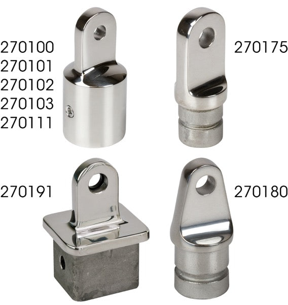 Sea-Dog Top Insert for 7/8 Inch Tube, 316 Stainless Steel, Part 270180-1
