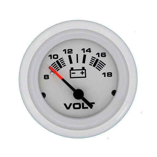 Sierra Arctic 68383P Voltmeter, 2 Inch Dial, 8-18 VDC Range