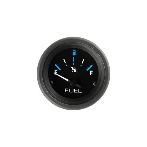 Sierra 68390P Eclipse 2 Inch Fuel Gauge, E-F Dial, Scratch-Resistant Domed Glass Lens