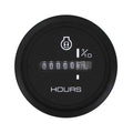Sierra 68391P Eclipse 2 Inch Hour Meter, 12-24 VDC, 10,000 Hour Range