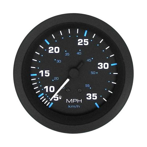 Sierra Eclipse Speedometer Kit 68395P, 3 Inch Boat Speedo 5-35 MPH with Pitot Tube and Hose