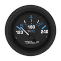 Sierra 68401P Eclipse 2 Inch Water Temperature Gauge, 120-240 F, IB/IO