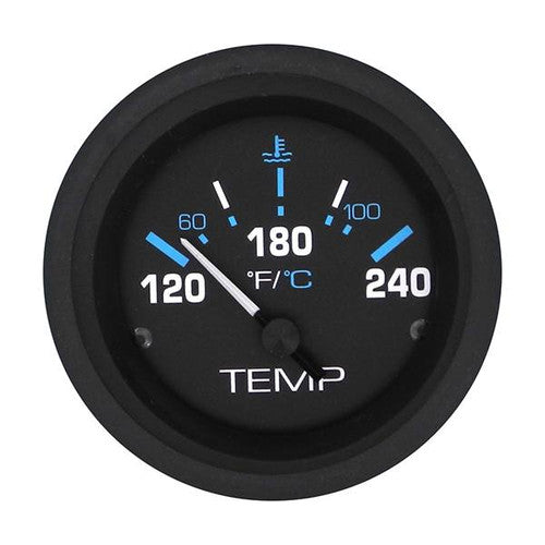 Sierra 68401P Eclipse 2 Inch Water Temperature Gauge, 120-240 F, IB/IO