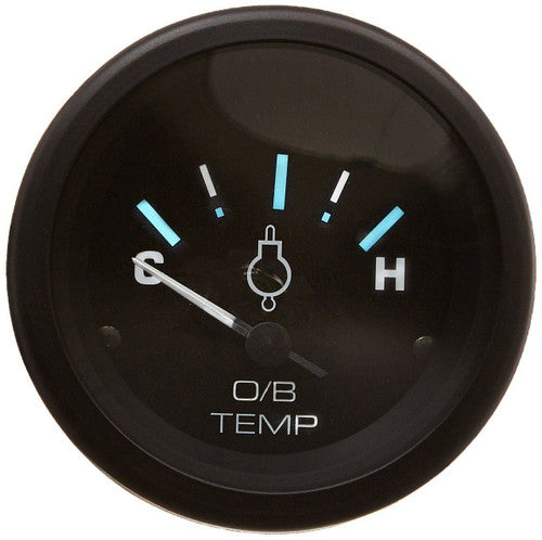 Sierra 68402P Eclipse Outboard Water Temperature Gauge Kit, 2 Inch Dial, 100 to 220 Degrees F