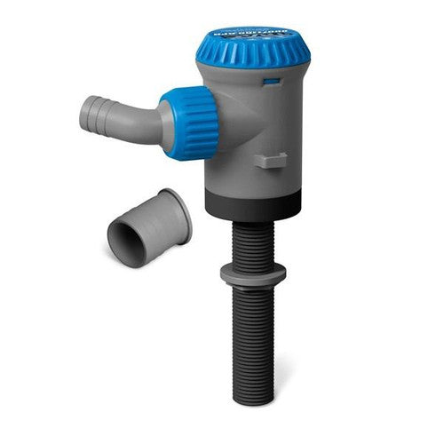 Trac 69321 Submersible Thru-Hull Pump, 800/1100 GPH, 12V DC Livewell Pump