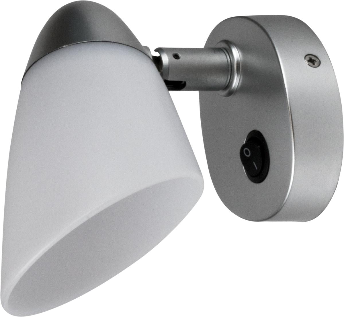 Sea-Dog LED Cabin/Reading Light with Adjustable Angle, Silver Finish, 10-30 Volt DC, 400730-3