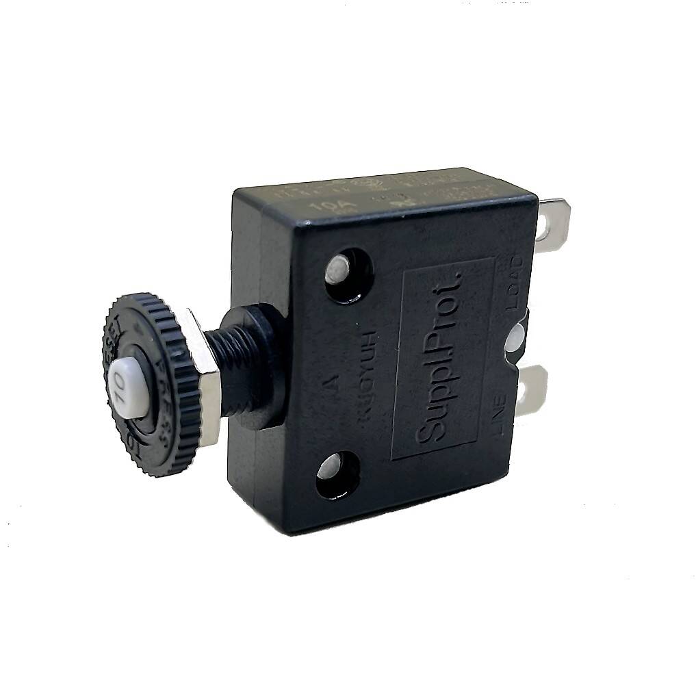 Blue Sea Systems 7054 Push Button Reset-Only Circuit Breaker, 10 Amp DC
