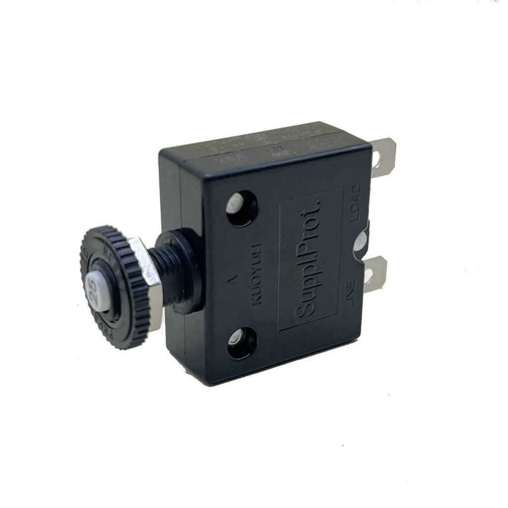Blue Sea Systems Push Button Reset-Only DC Circuit Breakers - Quick Connect Terminals, Available in 20 Amp to 25 Amp