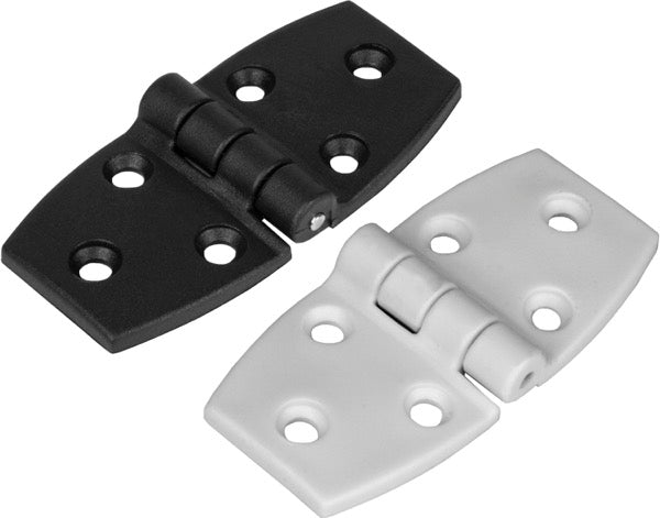 Sea-Dog Door Hinge 202531-1, White Fiberglass Nylon, 3 Inch x 1-3/8 Inch, Stainless Steel Pin
