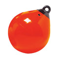 Taylor Made Products Tuff End Round Fender/Buoy, 18 Inch, Orange, Marine-Grade Vinyl