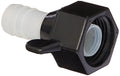 Shurflo 1/2 Inch Barb x 1/2 Inch NPT Wingnut Swivel Adapter, Nylon, Model 244-2926