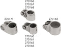 Sea-Dog Jaw Slide with Bolt, 3/4 Inch Tube, 316 Stainless Steel, Each
