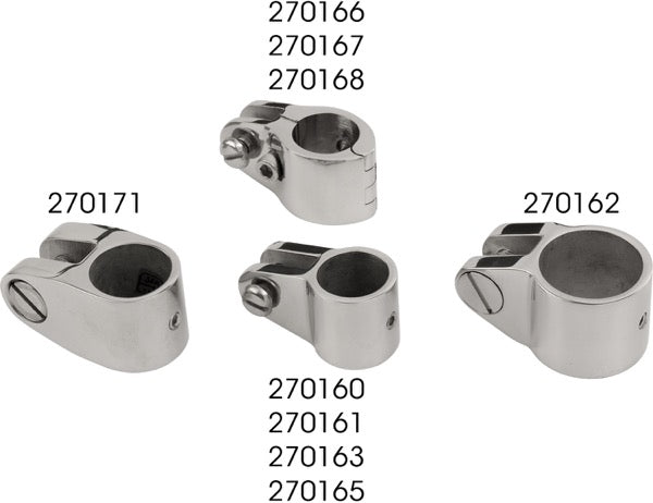 Sea-Dog Jaw Slide with Bolt, 3/4 Inch Tube, 316 Stainless Steel, Each