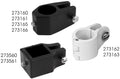 Sea-Dog Hinged Jaw Slide Fitting with Bolt, Black, 7/8 Inch Tube - 273162-1