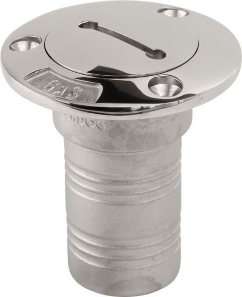 Sea-Dog Locking Diesel Hose Deck Fill, 1-1/2 Inch Hose, 316 Stainless Steel, Part 351321-1