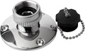 Sea-Dog Fresh Water Inlet, 316 Stainless Steel, 1/2 Inch FIPT x 3/4 Inch FGHT - 513110-1