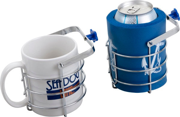 Sea-Dog Swivel Drink Holder, Chrome Plated Brass, Quick Release Mount - 588130-3