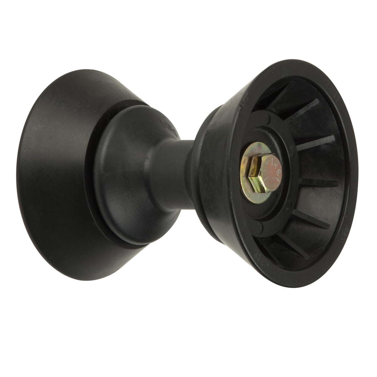 CE Smith Bow Bell Roller Assembly 29332, 3 Inch Center Bracket, Black Thermoplastic Rubber