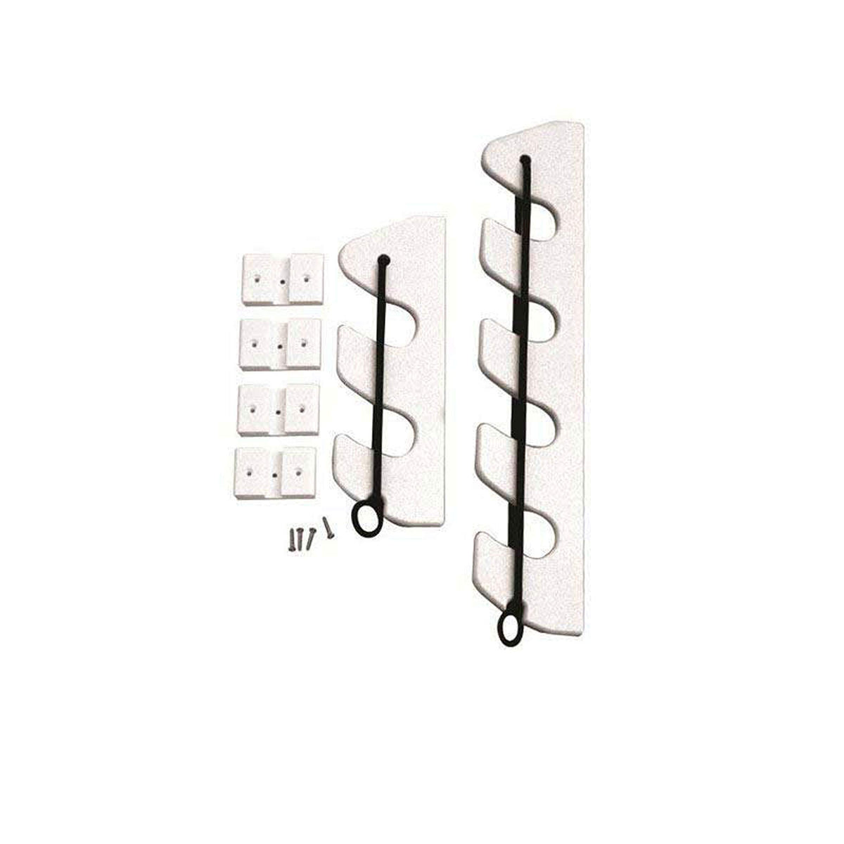 Taco Marine P03-134W 4-Rod Bungee Rod Holder, White