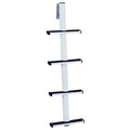 Garelick 19804 Sport/Diver Ladder, 4-Step Aluminum Boarding Ladder, 400 lb Capacity
