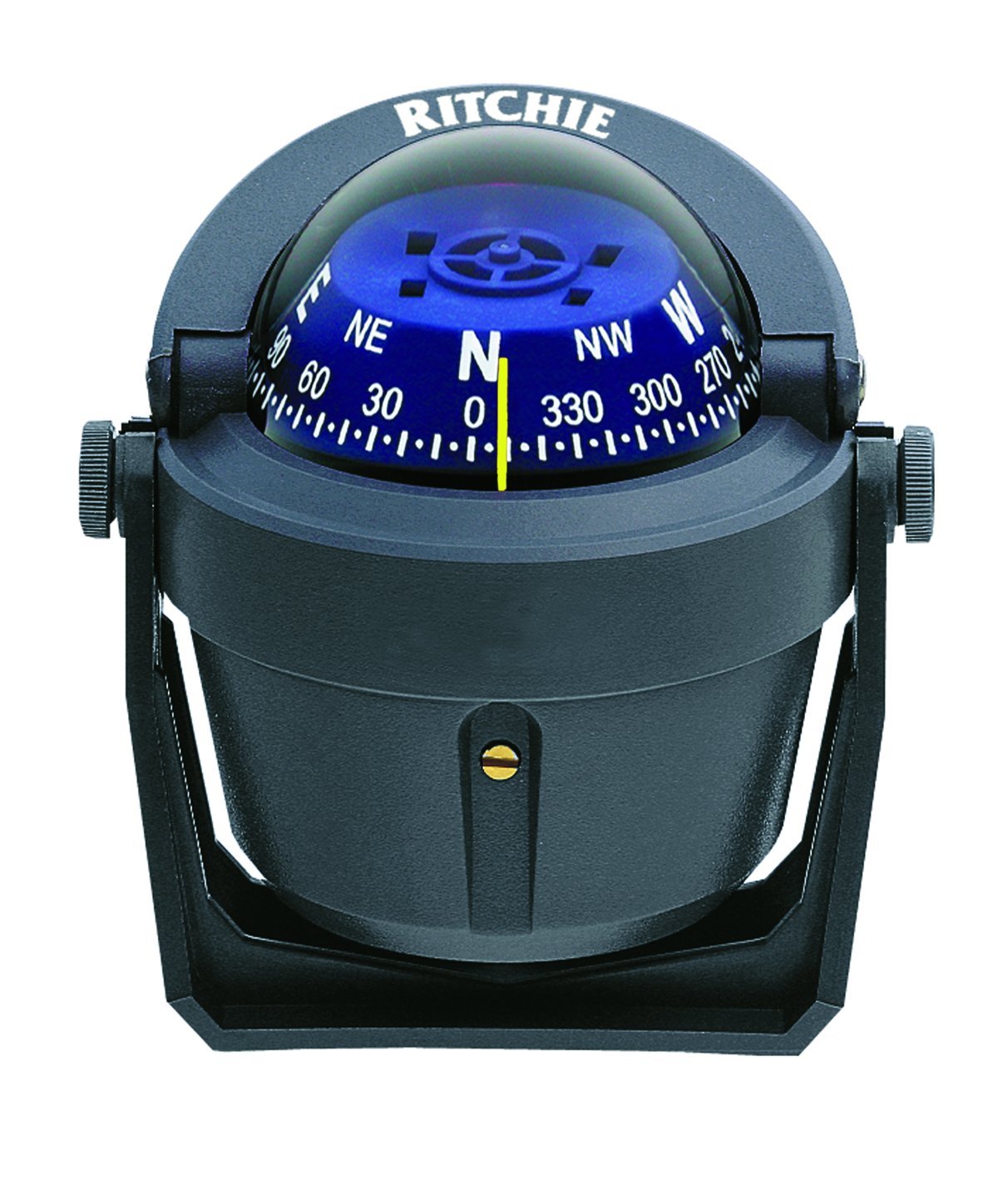 Ritchie Explorer B-51 Series Bracket Mount Boat Compass, 2 3/4" Direct-Read Dial