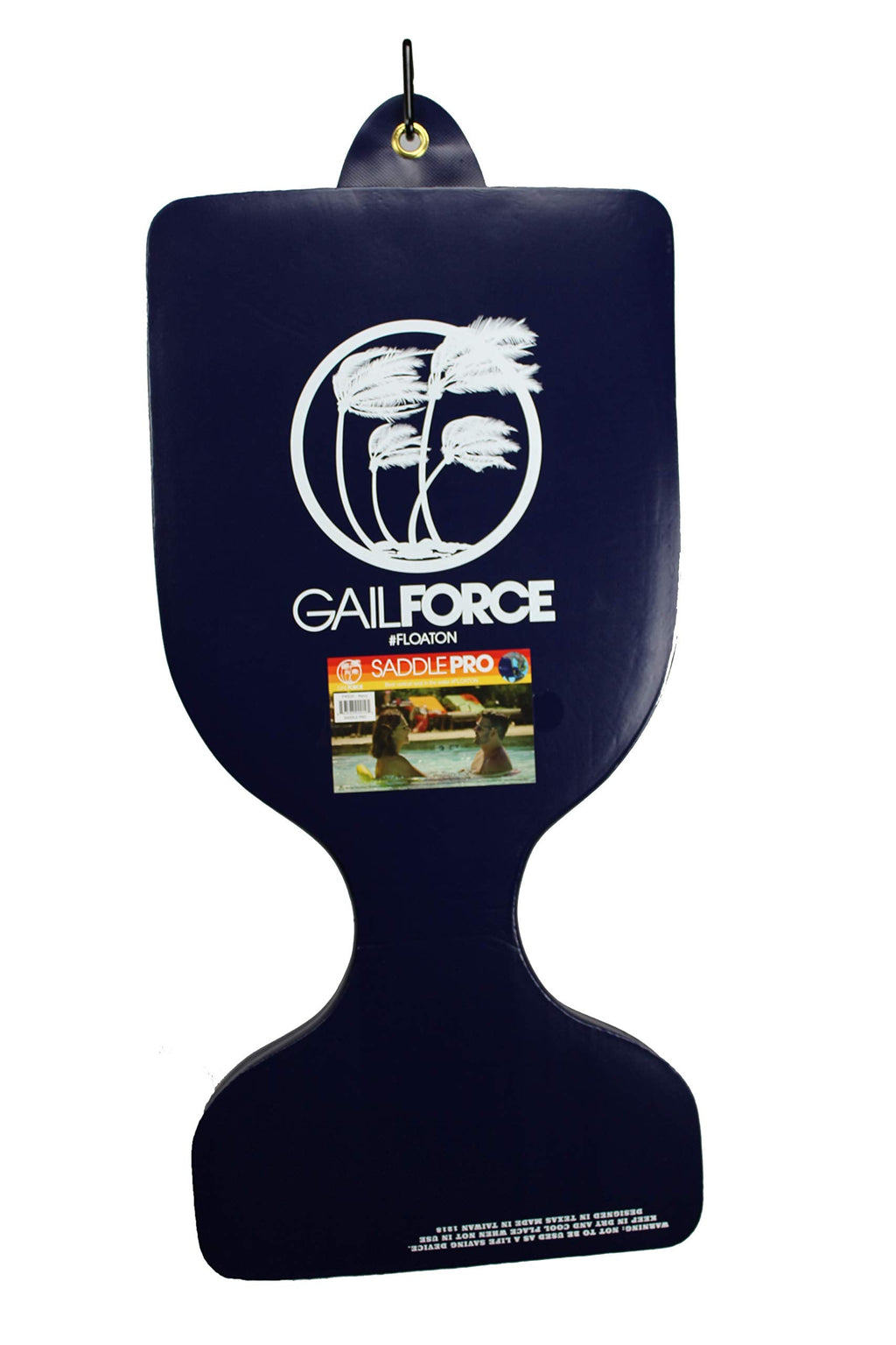 Gail Force Watersports Extra Thick Saddle Float - 33" x 15" x 2" Foam Water Hammock, Available in Navy, Black, Mint, White, and Green
