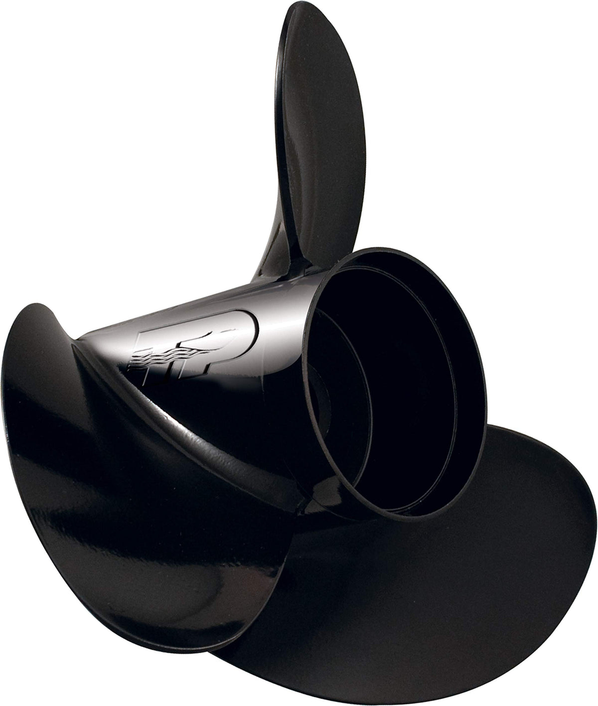 Turning Point Propellers H1-1013 Hustler Aluminum 3-Blade Propeller, 10-1/2 x 13 RH, Yamaha 40-60hp