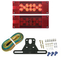 Optronics TLL16RK Red LED Combination Tail Light Kit for Marine Trailers