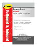 Moeller 025425 OMC White Engine Spray Paint, 12 oz Aerosol Acrylic Lacquer for Evinrude Johnson Gale Outboard Motors