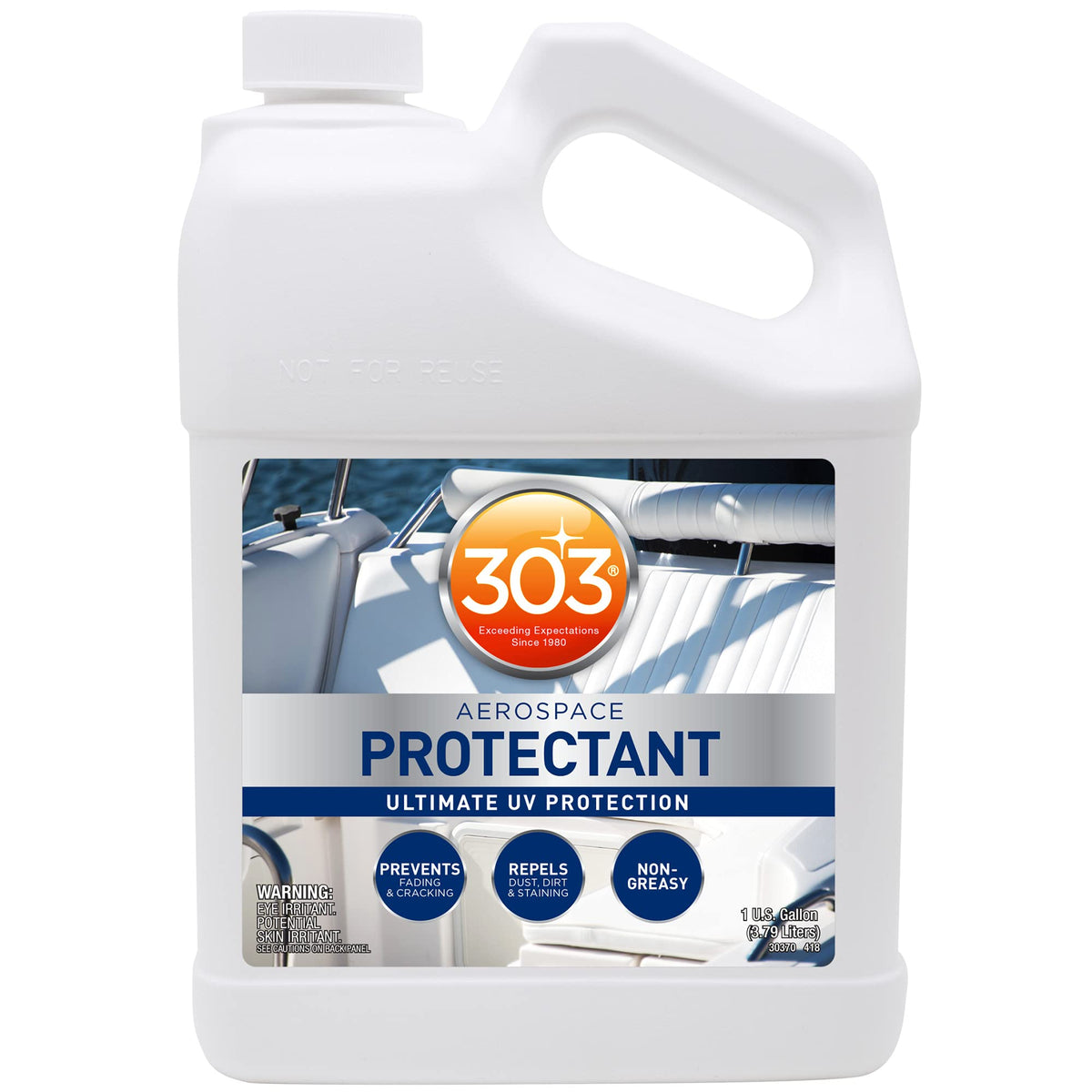 303 Products Marine Aerospace Protectant - UV Protection Spray for Vinyl, Rubber & Plastic, Available in 10 Fl. Oz. to 1 Gallon