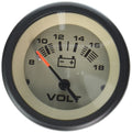 Sierra Sahara 2 Inch Voltmeter 59708P, 8-18 Vdc, Scratch Resistant Lens