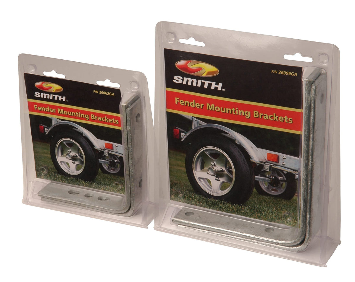CE Smith Fender Mounting Brackets for 8 or 9 Inch Trailer Fenders, Pair